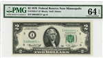 1935-I* (I* Block), $2 Federal Reserve Note Minneapolis, 1976