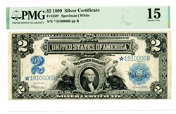 258*, $2 Silver Certificate, 1899