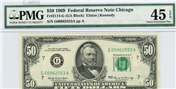 2114-G, $50 Federal Reserve Note Chicago, 1969