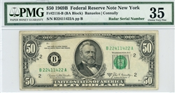 2116-B, $50 Federal Reserve Note New York, 1969B