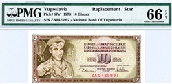 87a*, 10 Dinara Yugoslavia, 1978
