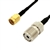 UHF female / SMA male Jumper RG-174 coaxial cable