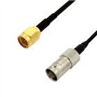 RG-174 Jumper Assembly 36" SMA Male to BNC