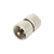 UHF Double Male Adapter Nickel