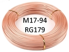 High Temp M17-RG179 Coax 125 FT