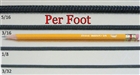 3/32" Davis Hybrid Rope "Per Foot"