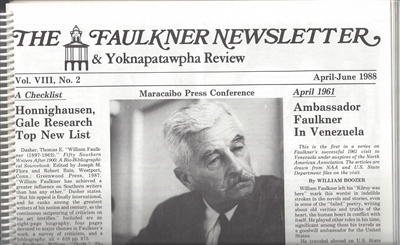 The Faulkner Newsletter: Collected Issues