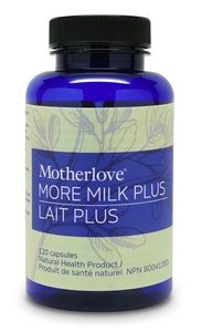 Motherlove More Milk Plus, 120 caps