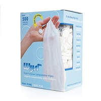 Wysi Wipes Bulk Bag, 500 per pkg