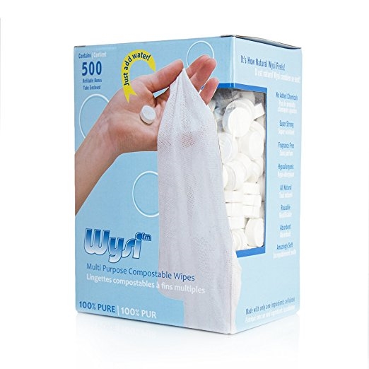 Wysi Wipes Bulk Bag, 500 per pkg
