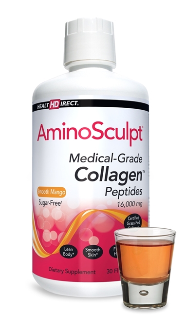 Health Direct Collagen AminoSculpt Sugar Free Mango, 887ml