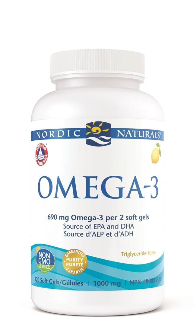 Nordic Naturals Omega 3 Lemon, 120's