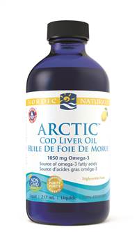 Nordic Naturals Cod Liver Oil Lemon, 237ml