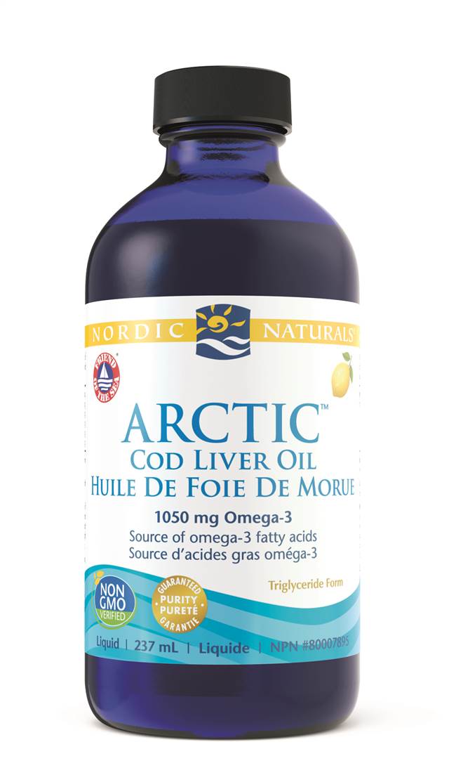 Nordic Naturals Cod Liver Oil Lemon, 237ml
