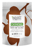 Wildly Organic Soaked & Dried, Cashews, Organic, 454g