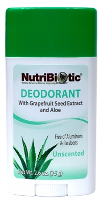 Nutribiotic Deodorant Unscented, 75g