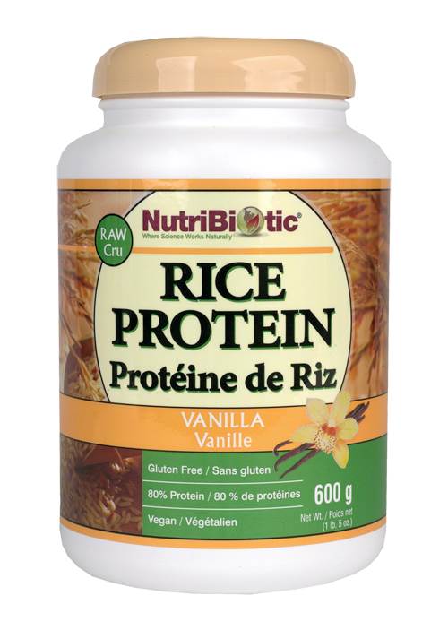 Nutribiotic Rice Protein Vanilla, 600g
