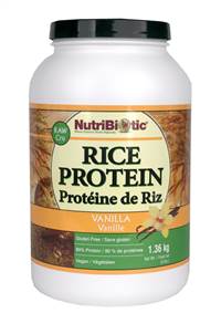 Nutribiotic Rice Protein Vanilla, 1.36kg