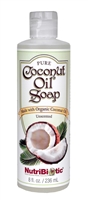 Nutribiotic Coconut Oil Soap Unscented, 240ml