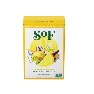South Of France Natural Soap, Lemon Verbena 170g