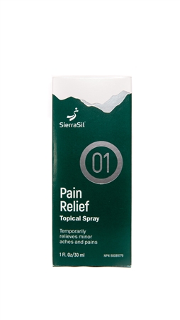 SierraSil Pain Free Topical Spray, 30ml