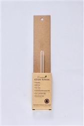 Enviro Straw, Glass Regular Straw (width 9.5mm), 6", Straight