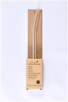 Enviro Straw, Glass Smoothie Straw (width 12mm), 10", Bent