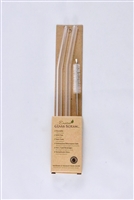 Enviro Straw, Glass Regular Straw (width 9.5mm), 10", Bent Combo