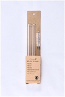 Enviro Straw, Glass Smoothie Straw (width 12mm), 8", Straight Combo