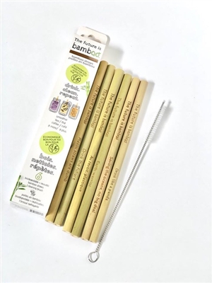 The Future is Bamboo Straws, 6/Pack