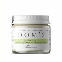 Dom's Organic FRESH Lemongrass/Cedar,  65g