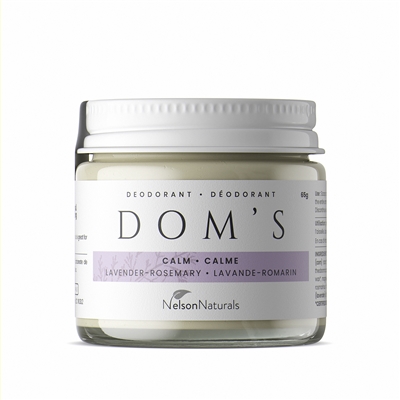Dom's Organics CALM Lavender/Rosemary Deodorant, 65g