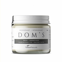 Dom's Organics BOLD Frankincense/Fir Deodorant, 65g