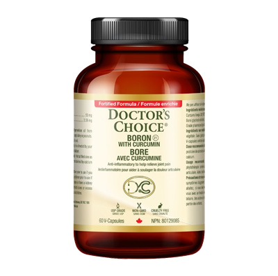 Doctor's Choice Boron w/Curcumin, 60vcaps