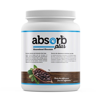 Imix Nutrition Absorb Plus,  Unsweetened Chocolate, Tub, 1kg