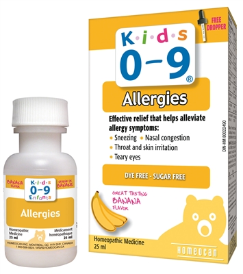 Homeocan Kids 0-9 Allergies, Banana, 25 ml