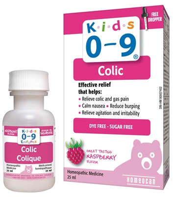 Homeocan Kids 0-9 Colic Solution, Raspberry, 25 ml