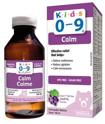 Homeocan Kids 0-9 Calm Syrup, Grape, 100 ml
