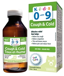 Homeocan Kids 0-9, Cough  & Cold, Daytime,  100ml