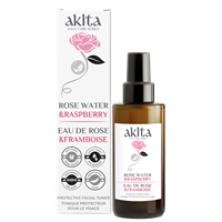 Akita Raspberry Rose Water Facial Toner, 100ml