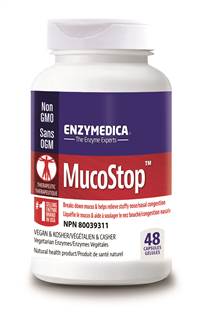 Enzymedica MucoStop, 48 caps