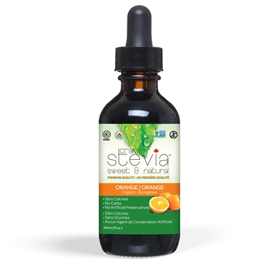 Crave Stevia Orange Liquid Drops, 30ml