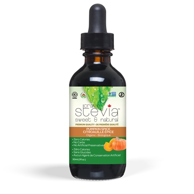 Crave Stevia Pumpkin Spice Liquid Drops, 30ml