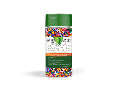 Crave Stevia Multi-Coloured Sprinkles, 65g