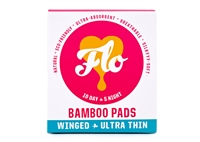 Here We Flo, FLO Bamboo Pads w/ Wings, 10 Day + 5 Night Combo Pack, 15 pads