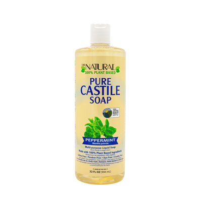 Dr. Natural Pure Castile Soap Peppermint, 946 ml
