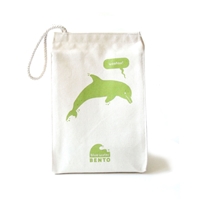 ECOlunchbox Blue Water Bento Lunch Bag, Dolphin
