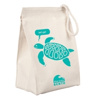 ECOlunchbox Blue Water Bento Lunch Bag, Sea Turtle
