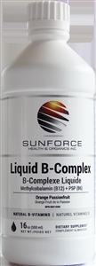 SunForce Liquid B-Complex, 500ml