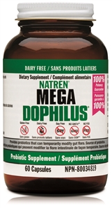 Natren Mega-dophilus, Dairy-Free, 60's